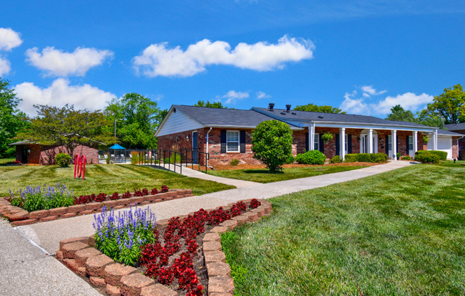 Clubhouse building exterior at Ashton Brook Apartments.