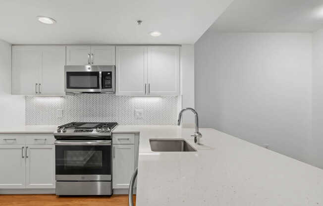 Kitchen with Stainless Steel Appliances