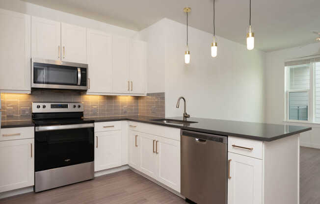 Kitchen with Stainless Steel Appliances