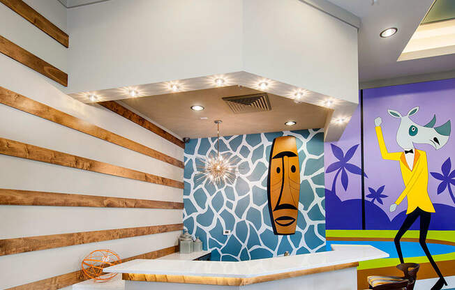 Clubroom bar lounge