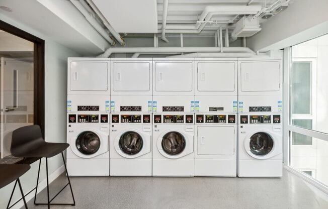 Community laundry center at TL Residences