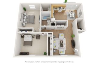 2 beds, 1.5 baths, 900 sqft, $1,140, Unit 410C