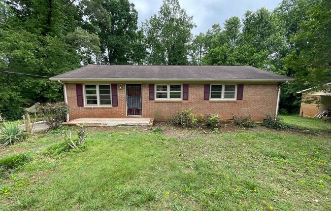 3 bedroom 1 bath brick ranch house.    Freshly Painted- New Flooring