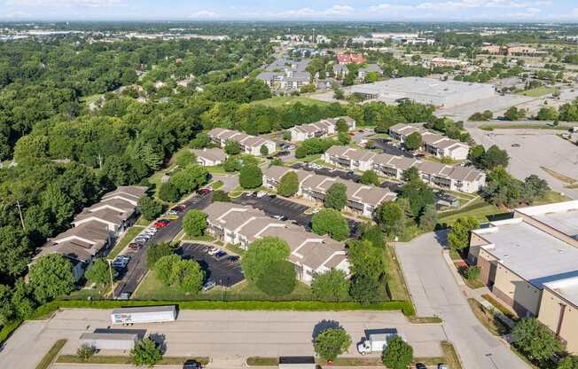 Aerial View of Park at Olathe Station