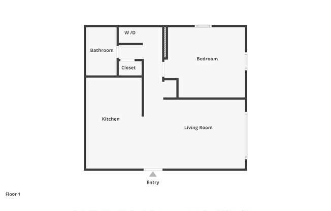 1 bed, 1 bath, 800 sqft, $899