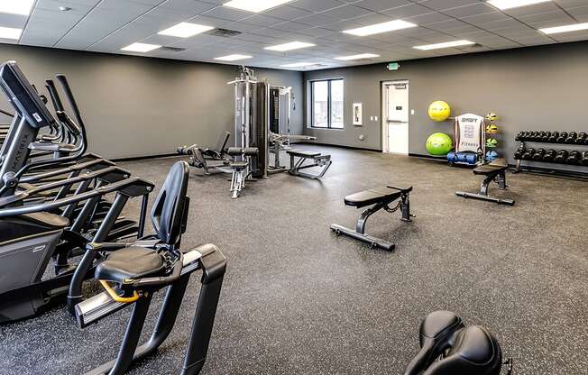 Fitness Center at The Parker in Papillion, NE