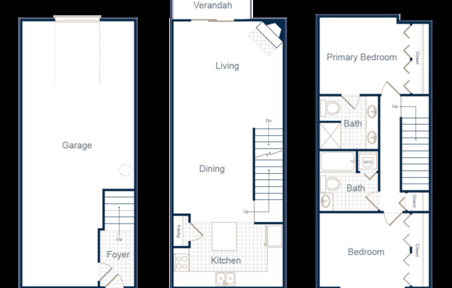 2 beds, 2 baths, 1,187 sqft, $3,025