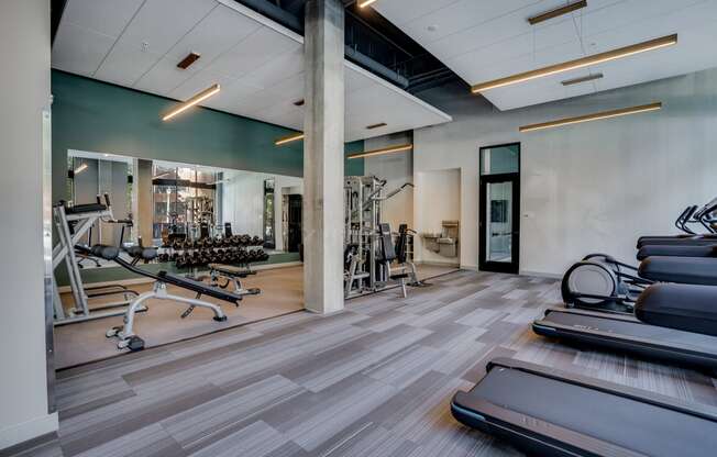 Gym area at Marquee, Minneapolis, MN, 55403
