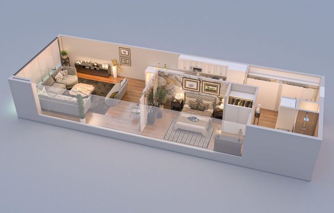1 bed, 1 bath, 726 sqft, $1,460, Unit 210