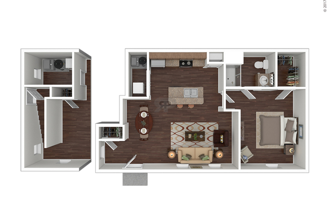 1 bed, 1 bath, 689 sqft, $1,210