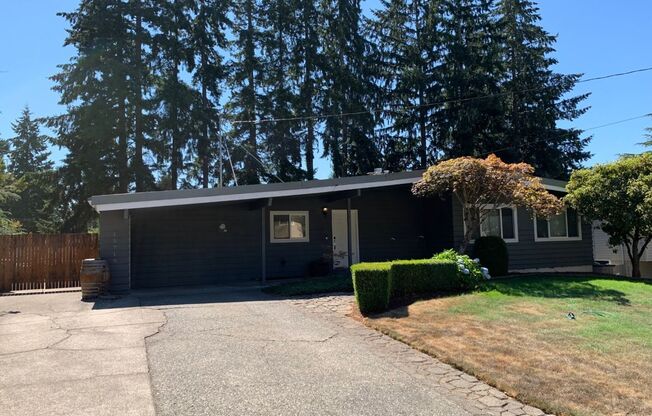 Beautiful and spacious 3 bed + office area & 2 bath home with large backyard in Lake Hills, Bellevue