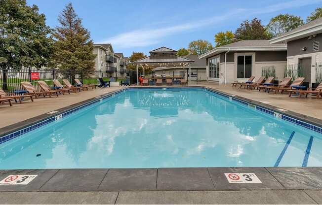 A large swimming pool at Prosper West, Waite Park, 56387