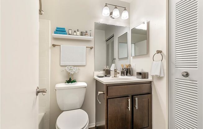 Bathroom with Vanity at Westwinds Apartments, Maryland, 21403