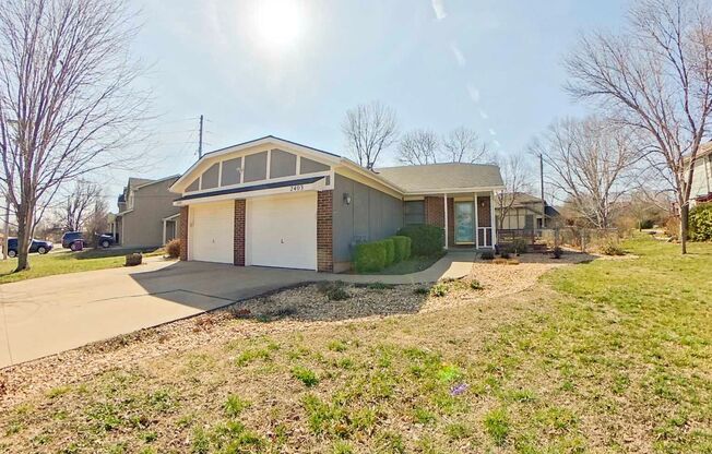 3D Tour Available-Fenced-in Yard + Storage Shed + Attached Garage + Back Deck! Available April 5th!