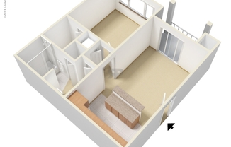 1 bed, 1 bath, 600 sqft, $1,300