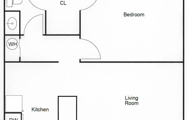 1 bed, 1 bath, 650 sqft, $1,349, Unit 27