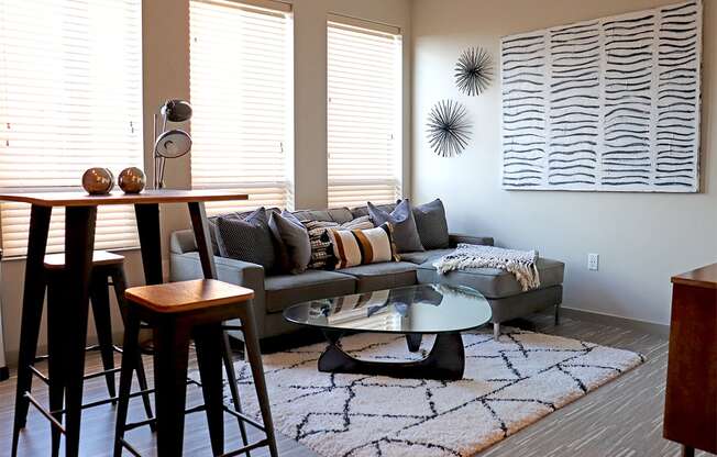 image of furnished living room