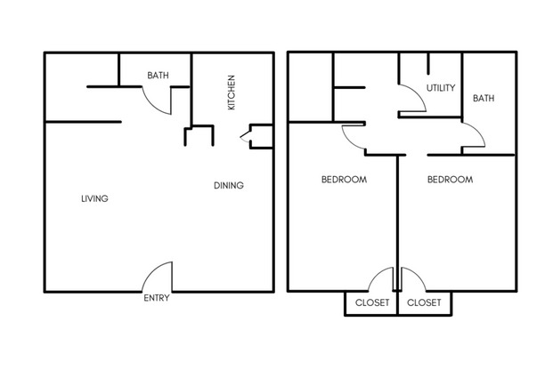 2 beds, 1.5 baths, 1,070 sqft, $1,128