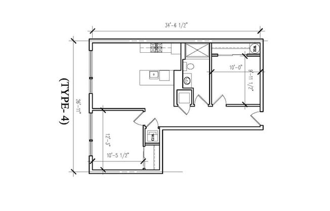 2 beds, 1 bath, 775 sqft, $1,720, Unit 208