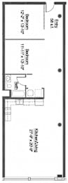 2 beds, 1 bath, 1,268 sqft, $1,400