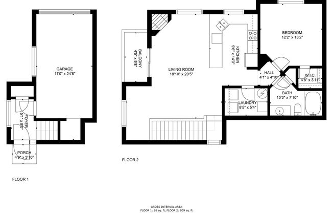 1 bed, 1 bath, 956 sqft, $1,350, Unit 5151 29th St 812