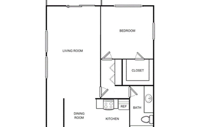 1 bed, 1 bath, 750 sqft, $2,200, Unit 023