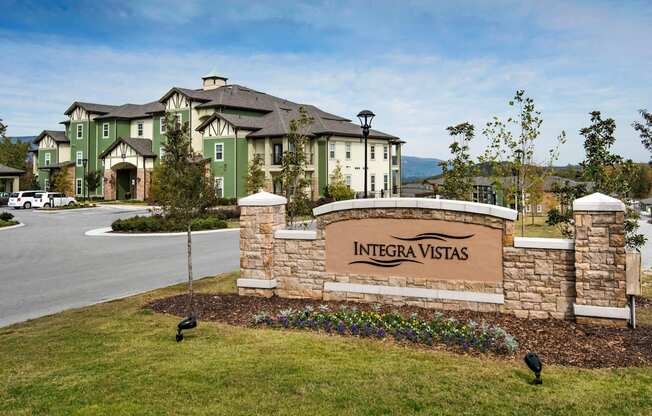 the entrance to the intercoastal villas at the resort