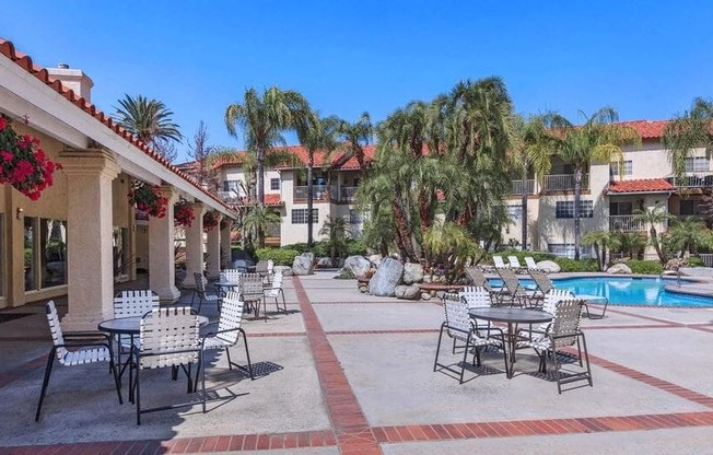 Swimming pool deck at Loma Linda Springs, Loma Linda, 92354