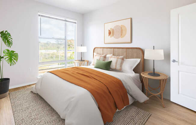 Bedroom with Hard Surface Flooring