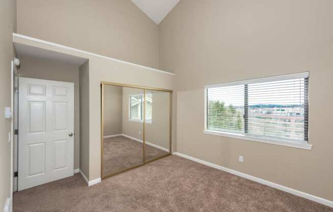 Townhomes with a View Bedroom and Closet