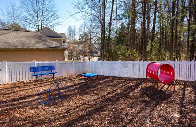 Dog Park Featuring Agility Equipment at St. Andrews Apartment Homes, Johns Creek, GA