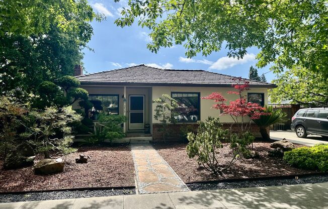 Palo Alto Dream Rental with Backyard Paradise, Fruit Trees and Separate Office!