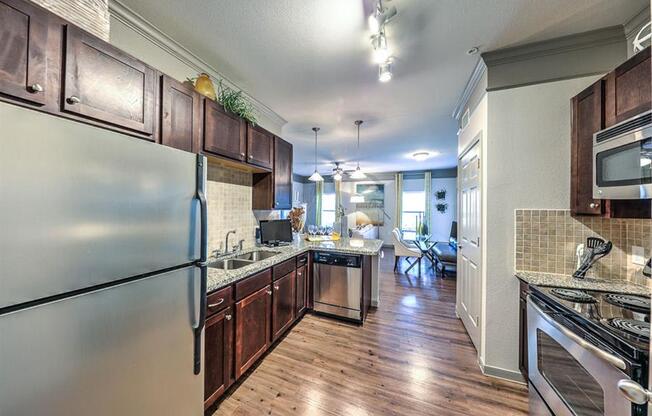 Fully Equipped Kitchen  at Waterstone at Cinco Ranch, Katy, Texas