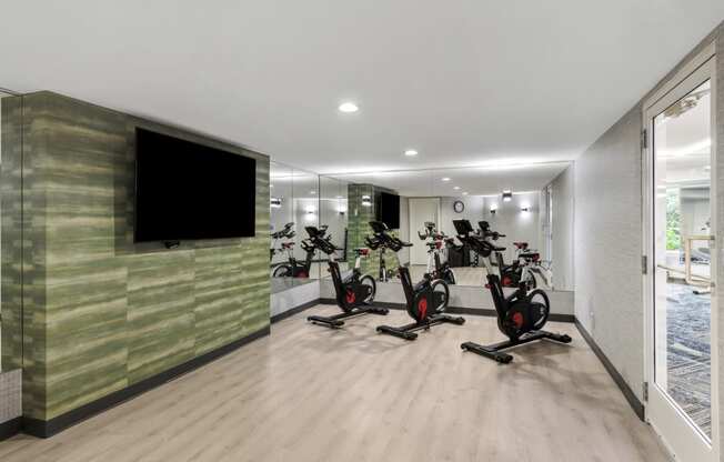 Peloton Bike And Training Space at The Riverwood, Minnesota