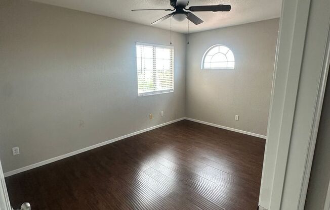 4 bedroom, 3 car garage. Bed and bath downstairs.  No Carpet, Recent renovation