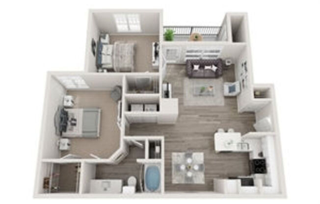 2 beds, 1 bath, 910 sqft, $1,581