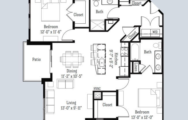 2 beds, 2 baths, 1,171 sqft, $2,200, Unit 8324 Globe Drive - 102