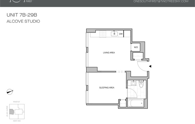 1 bed, 1 bath, $4,650, Unit 11B