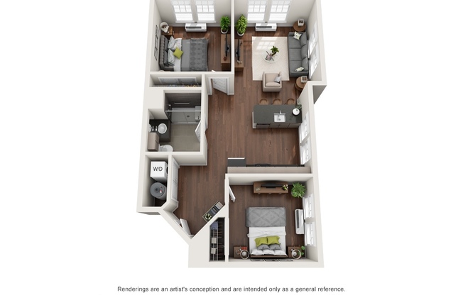 2 beds, 1 bath, 1,100 sqft, $2,795, Unit 322