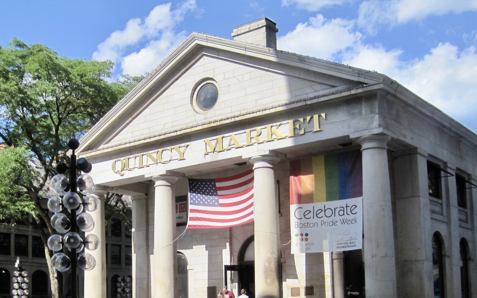 Quincy Market in Downtown Boston, MA