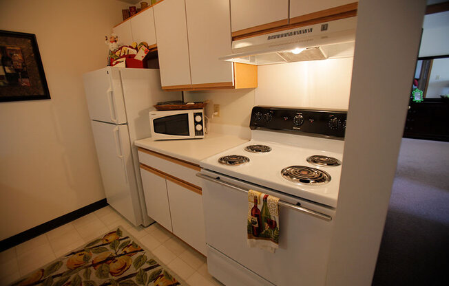 Fully Equipped Kitchen With Modern Appliances at Van Horne Estates Apartments, Texas