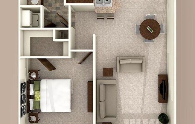 1 bed, 1 bath, 720 sqft, $1,445, Unit 1120 - 105