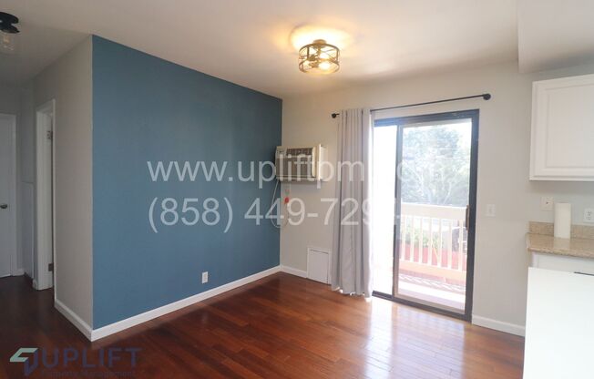 2BR/2BA HOME w/ FIREPLACE, BALCONY, A/C, PARKING