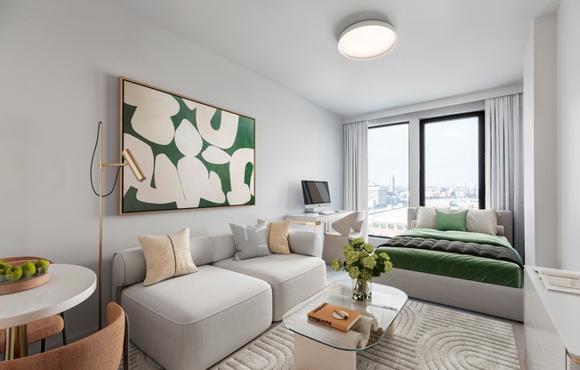 Studio, 1 bath, $2,864, Unit 5-H