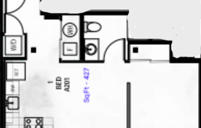 1 bed, 1 bath, 512 sqft, $1,047, Unit A300