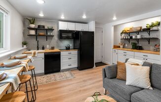 Stylish & Turnkey Furnished 2-BR Daylight Basement Apartment – Utilities + Wi-Fi Included