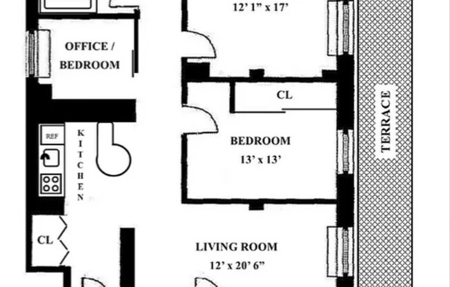 2 beds, 2 baths, 1,100 sqft, $7,500, Unit 2124