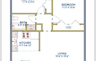 2 beds, 1 bath, 750 sqft, $1,165, Unit 108 SE 6th #7