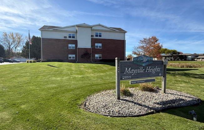 Mayville Heights Apartments is a convenient 55+ senior living community with HEAT AND WATER INCLUDED!