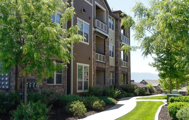 Green Space Walking Trails at San Marino Apartments, South Jordan